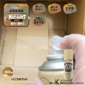 マットペイントスプレー 水性多用途(つや消し) カンペハピオ