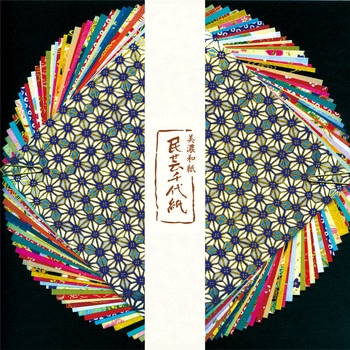 民芸千代紙 大 40枚入 古川紙工