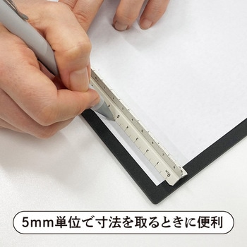 Kiwami LRオールアルミ3面定規 16cm 共栄プラスチック