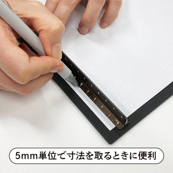 Kiwami LRオールアルミ3面定規 16cm 共栄プラスチック
