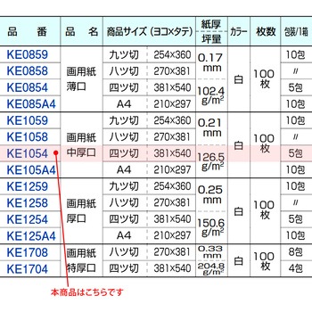 画用紙 日本ノート