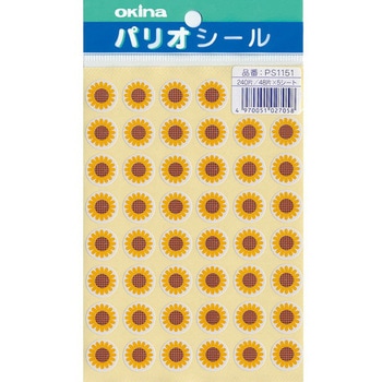 パリオシール 花マークシール - オキナ