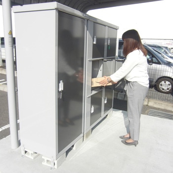 屋外受け渡しロッカー Hub Stocker TRUSCO