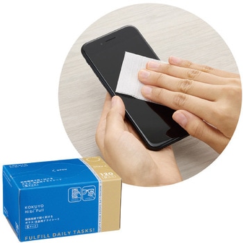 ヒビフル HibiFull 微細繊維で軽く拭ける ガラス・液晶用ドライシート コクヨ