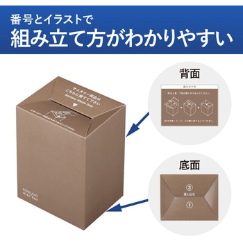 ヒビフル HibiFull 箱のまま捨てられるペーパーサニタリーボックス コクヨ