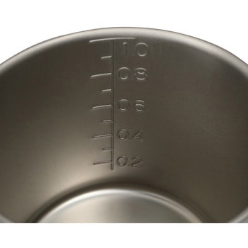 チタン計量カップ(ビーカー) 口付(手付) SUGICO(スギコ)