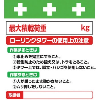 安全標識単管シート SHOWA
