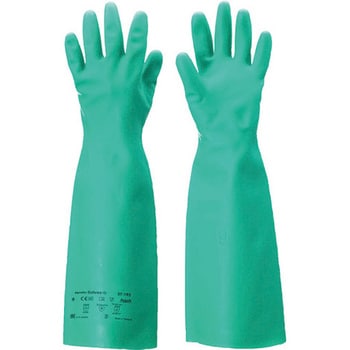 耐溶剤作業手袋アルファテック ソルベックス 37-185(厚手ロングタイプ) サイズM