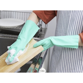 塩化ビニール手袋 トワローブ フルールあつ手 トワロン(TOWA/東和コーポレーション)