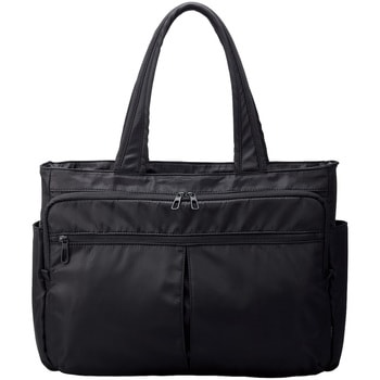 トートバッグ ビジネスバッグ 大容量 19L ファスナー付き 撥水加工 15.6インチノートPC B4サイズ ヨコ収納 エレコム