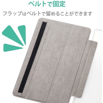 dtab Compact ドコモ d-42A ケース カバー レザー フラップ ブラック 薄型 軽量 背面クリア エレコム