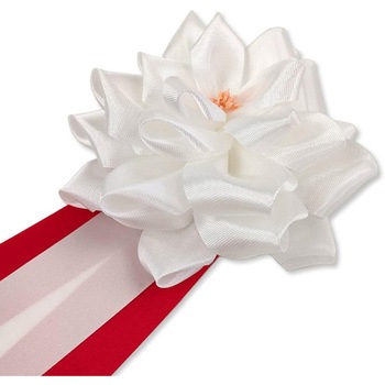 リボン記章 胸章 徽章 大リボンバラ タレ付き 6個セット YONEOKA RIBBON