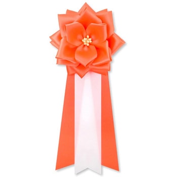 リボン徽章 記章 胸章 中リボンバラ サテン YONEOKA RIBBON