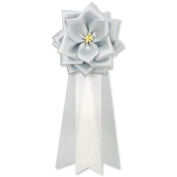 リボン徽章 記章 胸章 中リボンバラ サテン YONEOKA RIBBON