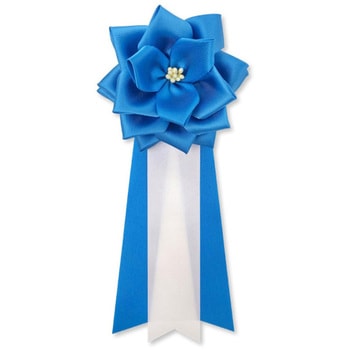 リボン徽章 記章 胸章 中リボンバラ サテン YONEOKA RIBBON