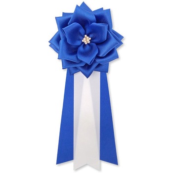 リボン徽章 記章 胸章 中リボンバラ サテン YONEOKA RIBBON