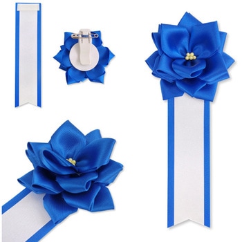 リボン徽章 記章 胸章 小リボンバラ サテン 20個セット YONEOKA RIBBON