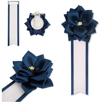 リボン徽章 記章 胸章 小リボンバラ サテン 20個セット YONEOKA RIBBON