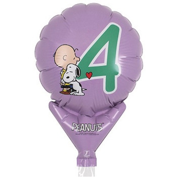 アップライト丸5インチ PEANUTS ミニバルーン - 宝興産
