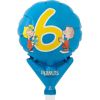 アップライト丸5インチ PEANUTS ミニバルーン - 宝興産