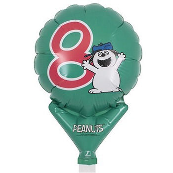 アップライト丸5インチ PEANUTS ミニバルーン 宝興産
