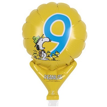 アップライト丸5インチ PEANUTS ミニバルーン 宝興産
