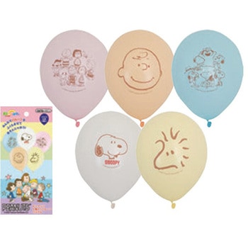 PEANUTS 5個入バルーン パステル 宝興産