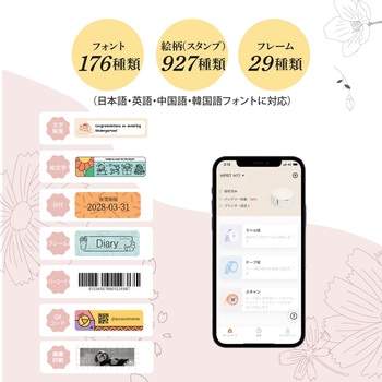 感熱式ラベルプリンター Chou2 H11 ユニファイン