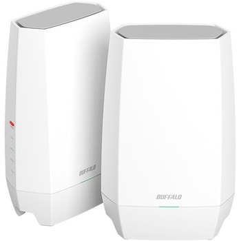 無線LAN親機 WiFiトライバンドルーター 11ax/ac/n/a/g/b 2401+2401+573Mbps WiFi6E/Ipv6対応 ホワイト ネット脅威ブロッカー2 プレミアム対応 BUFFALO(バッファロー)