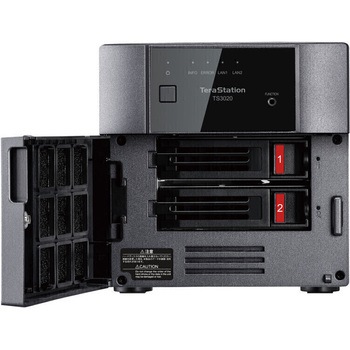 オンサイト保守5年間・データ復旧年1回無償 テラステーション TS3220DN 2ドライブ 8TB BUFFALO(バッファロー)