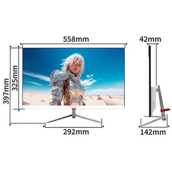 液晶ディスプレイ 24.5型/1920×1080/DP×2、HDMI×2/ホワイト/スピーカー有/2年保証 JAPANNEXT