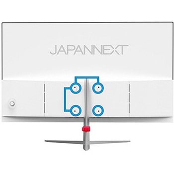 液晶ディスプレイ 24.5型/1920×1080/DP×2、HDMI×2/ホワイト/スピーカー有/2年保証 JAPANNEXT