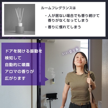 振動検知式アロマディフューザー - サンコー(生活用品)