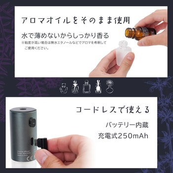 振動検知式アロマディフューザー - サンコー(生活用品)
