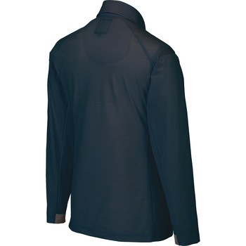 長袖ポロシャツ クロダルマ