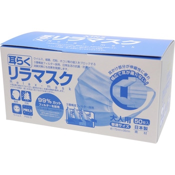 耳楽リラマスク 日本製 シンズ