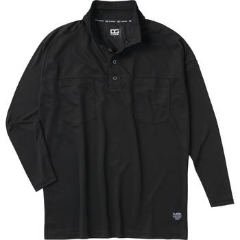 ハイブリッドポロシャツ クロダルマ