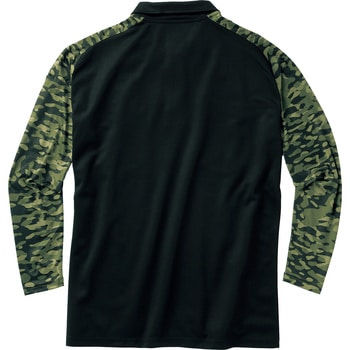 ハイブリッドポロシャツ クロダルマ