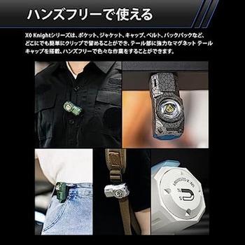 【X0Ti】チタン製高輝度ミニクリップライト WUBEN(ウーベン)