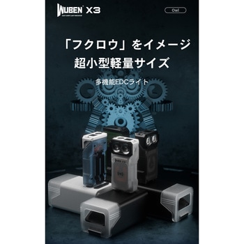【X3】小型高輝度LEDスポットライト WUBEN(ウーベン)