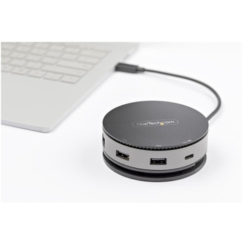 USB Type-Cマルチ変換アダプタ/USB-Cマルチハブ/USB 3.1 Gen 2(10Gbps)/HDMI & DisplayPort(4K60Hz)、VGA(1080p)/75W PD/3ポートUSBハブ/ギガビット有線LAN StarTech.com