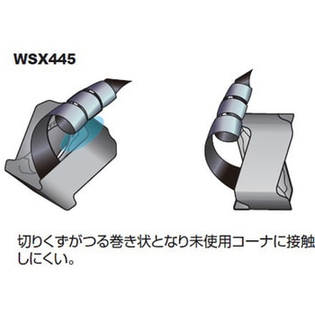 SNMU140812ANER-H VP15TF WSX445形用 ブレーカ付きインサート 三菱マテリアル ブレーカH コーナーR1.2mm  1箱(10個) SNMU140812ANER-H VP15TF - 【通販モノタロウ】