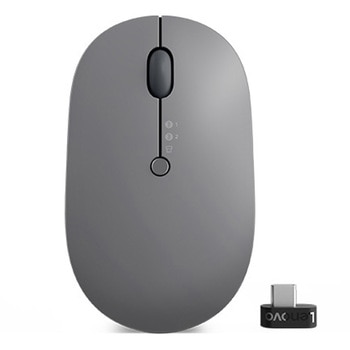 【Cons】Lenovo Go USB Type-C ワイヤレス マルチデバイスマウス(グレー) レノボ・ジャパン(Lenovo)