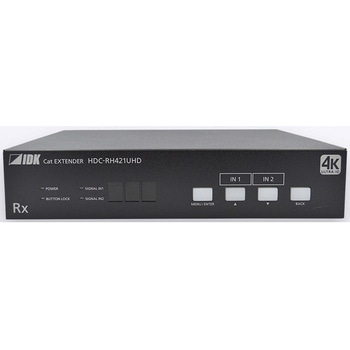 4K60、HDCP2.2対応2入力5分配出力ツイストペアケーブル延長器 アイ・ディ・ケイ