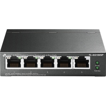 5ポート ギガビット PoE(4ポート) デスクトップ スイッチ TP-LINK