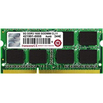 8GB DDR3 1600 SO-DIMM 2Rx8 512Mx8 CL11 1.5V トランセンド