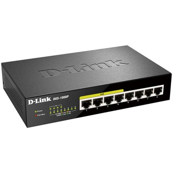 D-Link DGS-1008P-80 PoEスイッチ　新品未使用‼️ D-Link 8-Port Gigabit PoE+ Unmanaged/Plug and Play Switch | 8 PoE+
