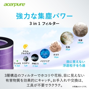Acerpure (3 in 1 ヒーター&サーキュレーター付空気清浄機) Acer(エイサー)