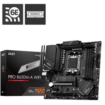 AMD B650 M-ATXマザーボード / AMD Ryzen7000番台 Socket AM5対応 / DDR5 4800対応 MSI(エムエスアイ)