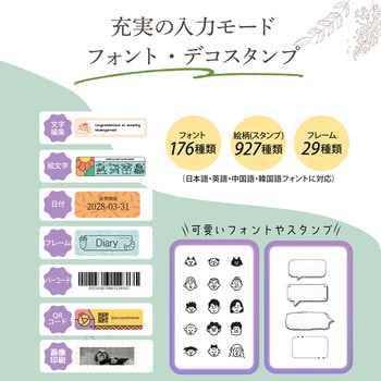 ラベルプリンターChou2Qセット ユニファイン